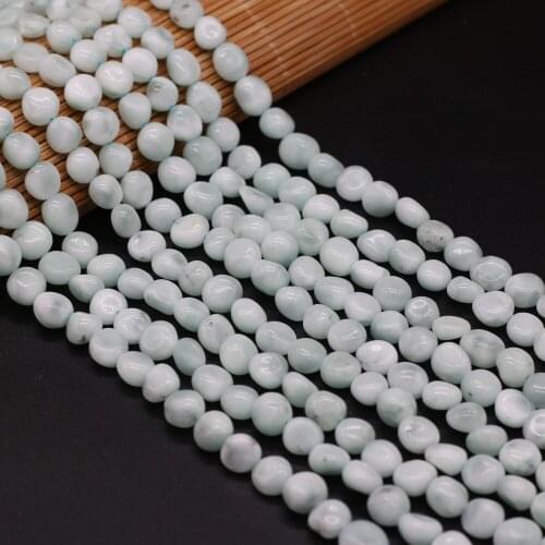 100% Natural Stone Beads Polish Green Angel Loose Beads for Charms Jewelry Accessories Making Bracelet Necklace Gifts
