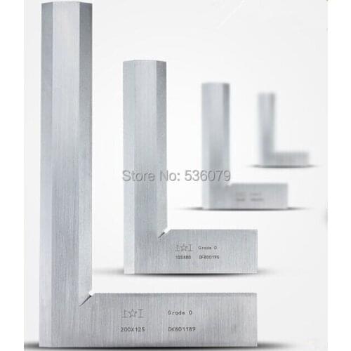 250x160mm 90degree precision angle ruler, knife edge, Grade 0, Chinese best brand for angle ruler, high quality