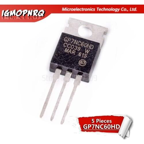 5PCS STGP7NC60HD TO220 GP7NC60HD TO-220 STGP7NC60 transistor new original