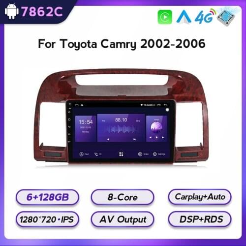 IPS Android Car Radio For Toyota Camry 2002-2006 Navigation GPS Multimedia Video Player Stereo DVD Headunit