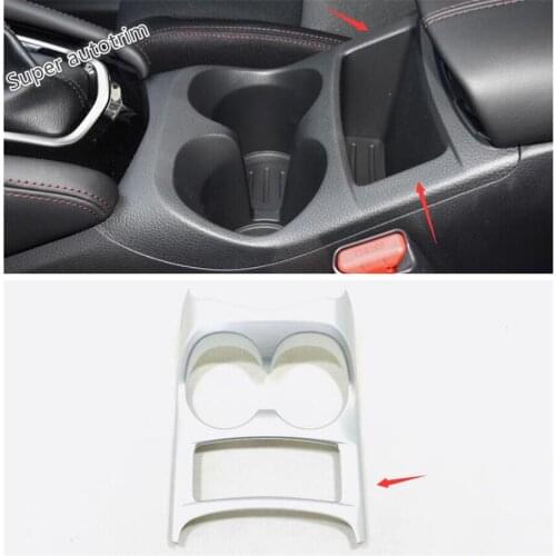 Lapetus Front Seat Cup Holder Water Bottle Drinks Cover Trim Accessories Interior Fit For Nissan Qashqai J11 2014 - 2020 ABS