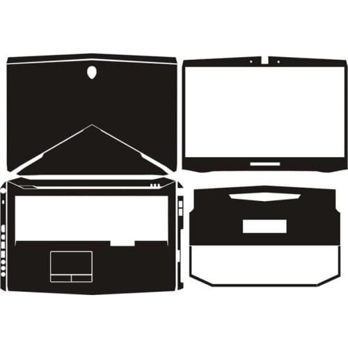 KH Laptop Sticker Skin Decals Cover Protector Guard for Dell Alienware M17x R5 2014