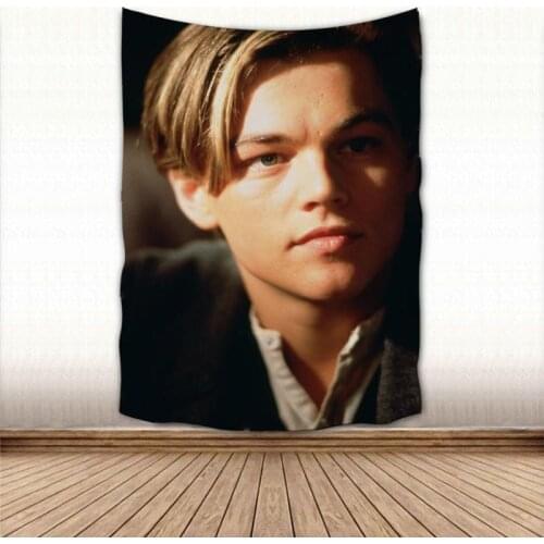Leonardo DiCaprio Wall Hanging Tapestry Sheets Home Decorative Tapestries Beach Towel Yoga Mat Blanket Table Cloth Wall Tapestry
