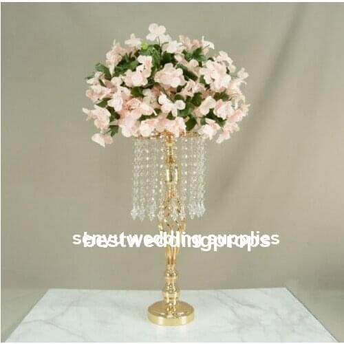 New style Sale by bulk Elegant Crystal table top chandelier centerpieces for wedding decorate senyu0169