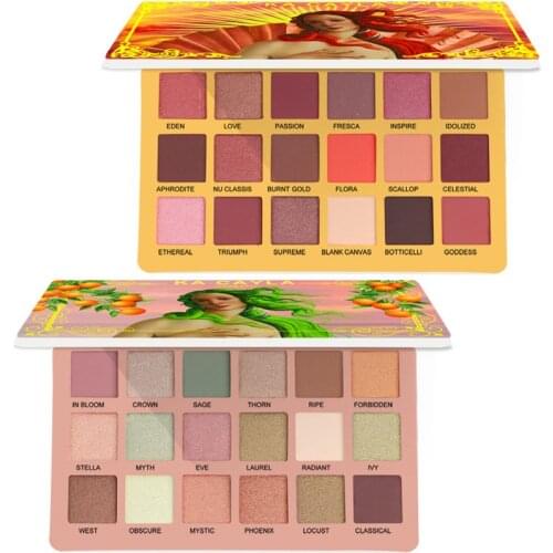 Eyeshadow Palette 18 Kleuren Matte Oogschaduw Palette Glitter Oogschaduw Make-Up Cosmetica Eye Pallete Makeup Long-lasting