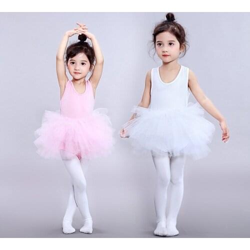 Girls Dress Childrens Pettiskirt Lovely Baby Girl Lace Ballet Dress Kids Tulle Tutu Sleeveless Vest Dress Vestidos Girl Dresses