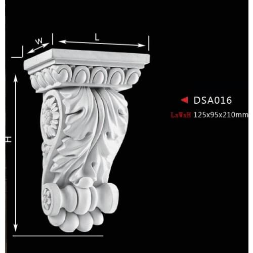 PU polyurethane corbel fireplace part decoration entrance decor corridor portal decorating components