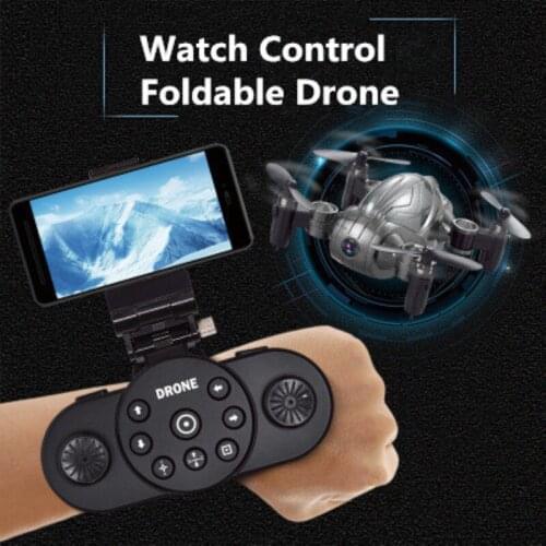 Watch control WIFI FPV Remote Control Rc Drone With Hd Camera Take Picture Headless Mode One Key Return Land Down kids Gifts