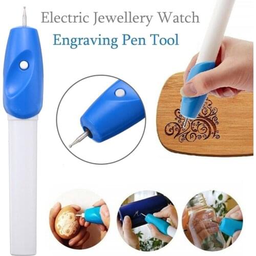 1pc Mini Handheld Engraving Etching Craft Pen Machine Metal Chisel Mark Plastic Glass Corrosion Tool Automatic Rotary Tool