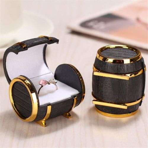 1 Pc Novelty Europe Beer Lovely Velvet Jewelry Box Container Wedding Ring Box For Earrings Necklace Bracelet Display Gift Box