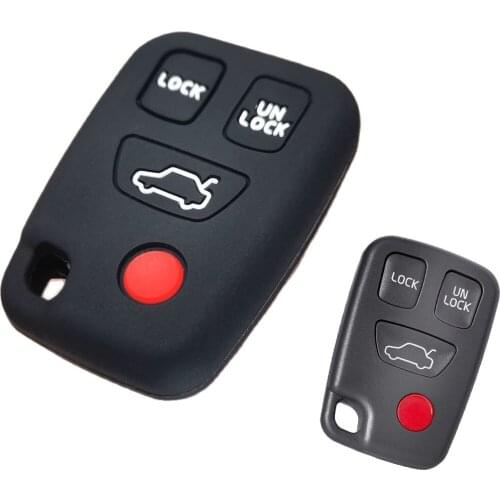 Silicone Rubber Car Key Cover Case Protect Shell For VOLVO C30 C70 V40 V50 V60 V70 V90 S40 S60 S80 S90 XC40 XC60 XC70 XC90