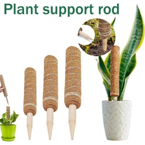 30/40/50cm Coir Moss Totem Pole Coir Moss Stick For Creepers Plant Support Extension Climbing Indoor Garden Plants