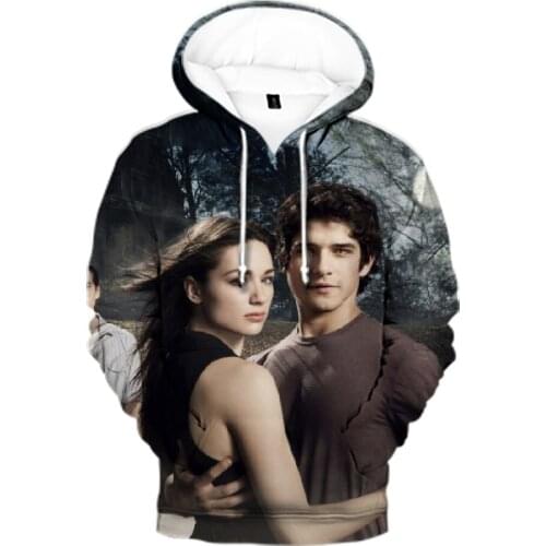 Novelty TV Teen Wolf 3D Print Hoodies Men Women Spring Autumn Winter Sweatshirts Hot Sale Teen Wolf Hooded Fashion Sportswear