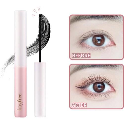 Slim Curling Mascara Waterproof Sweatproof Slender brush head not Easy to Take off Long and Plump Eyelash Eye Makeup BUTT666