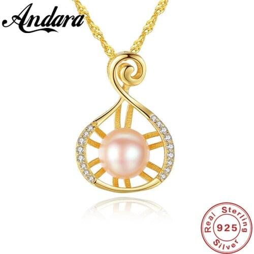 High Quality 925 Sterling Silver Natural Freshwater Pearl Choker Necklace for Women White & Pink Purple Pearls Jewelry