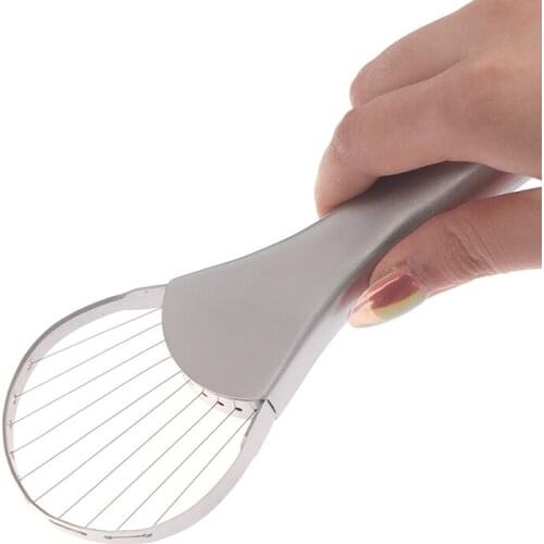 1pc Stainless Steel Avocado Vegetable Fruit Grater nuclear slicer 2-in-1 Creative Multifunctional Kitchen Gadget Accessories