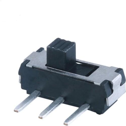 10pcs 2*2 toggle switch JC-SK04H side plug three foot small micro switch side 3 pin Limit switch black 3 pins