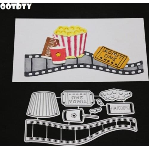 Food Metal Cutting Dies Stencil Scrapbooking DIY Album Stamp Paper Card Embossing Decor Craft New Dies for 2020