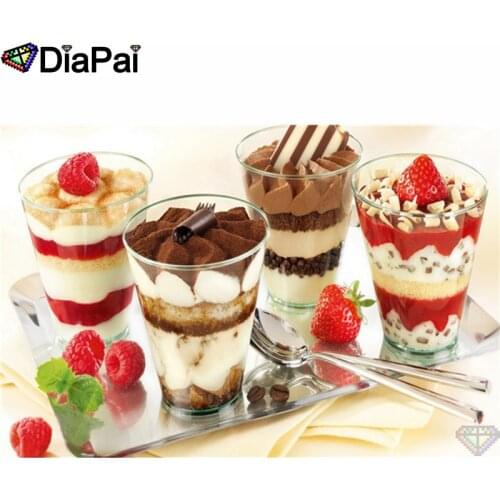 DIAPAI 100% Full Square/Round Drill 5D DIY Diamond Painting "Cake dessert" Diamond Embroidery Cross Stitch 3D Decor A20421