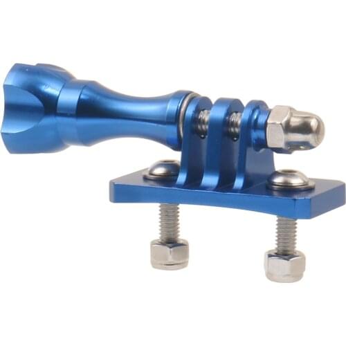 Aluminum Alloy Mini Tripod Head Helmet Fixed Adapter Mount for Gopro Hero 9 8 7 6 5 Insta360 ONE R Action Camera Bicycle Cycling