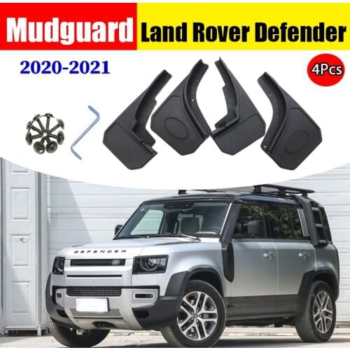 Mudflaps Front Rear 4pcs FOR Land Rover Defender Mudguard Fenders Mud Flap Guard Splash Car Accessories Auto styline Mudguards