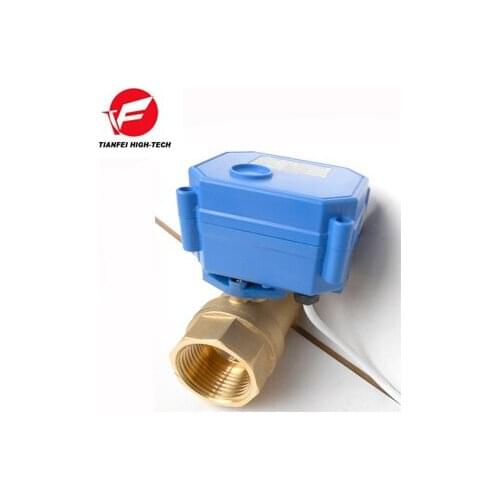 CE TF DC3.6-6v,DC12V DN8,DN10,DN15,DN20 CR01 CR02 CWX-15Q 1.5nm 3s brass NPT BSP reduced bore female-female electric ball valve