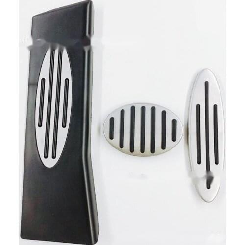 Car Pedal Cover Fit For It Is Suitable For Mini Original Stainless Steel Non Perforated Accelerator Brake Pedal Anti-skid Pedal