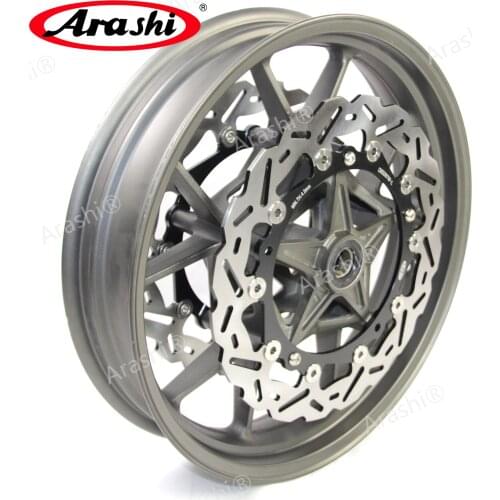 Arashi 1 Set Front Wheel Rim Brake Disc For BMW S1000R 2014-2018 Front Brake Rotors Wheel Hub S 1000 R 2014 2015 2016 2017 2018
