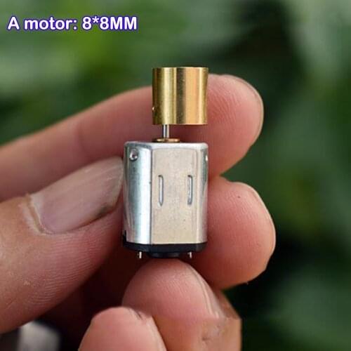 Micro Vibration Motor Mini N20 Motor with Copper Vibration Head DC 6V 9V Large Vibration Force Strong Vibrator DIY Massager