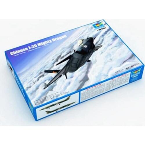 1:144 Chinese Air Force J-20 Veyron Stealth Fighter Military Aircraft Assembled Model