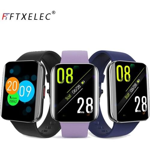 1.69” Dual Curved Screen Men Smart Watch Sport Fitness Heart Rate Tracker Blood Oxygen Body Temperature Monitor Smartwatch