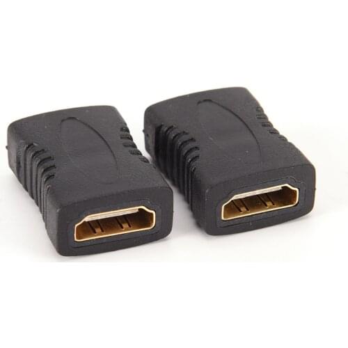 2PCS HDMI Female to Female Coupler Extender Adapter Connector F/F for HDTV HD 1080P High Quality