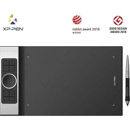 XP-Pen Deco Pro Medium Drawing Tablet 11 x 6 Inches 8192 Level Support Android Windows Mac Digital Graphic Tablet for Drawing