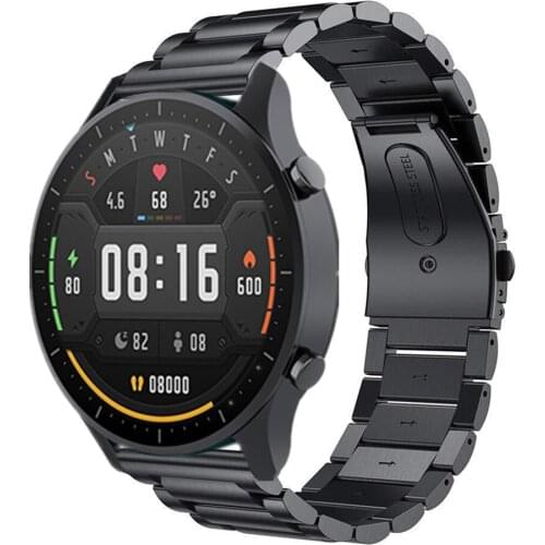 Stainless Steel Strap For Realme Watch S Pro Replacement Bracelet For Xiaomi Mi Watch Color Mibro Air Smartwatch Metal Bands New