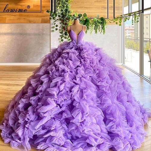 Gorgeous Purple Celebrity Dresses Ball Gown Spaghetti Princess Red Carpet Dresses For Wedding Party Dresses Luxury Evening Dress