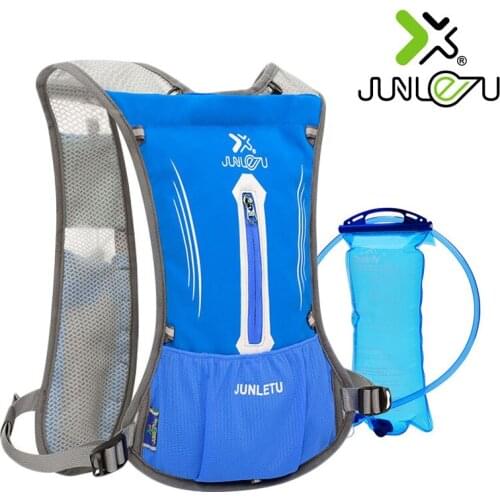 Running Bag Optional Bottle Outdoor Sport Backpack Marathon Trail Running Hydration Vest Pack for 2L Water Bag Cycling Hiking