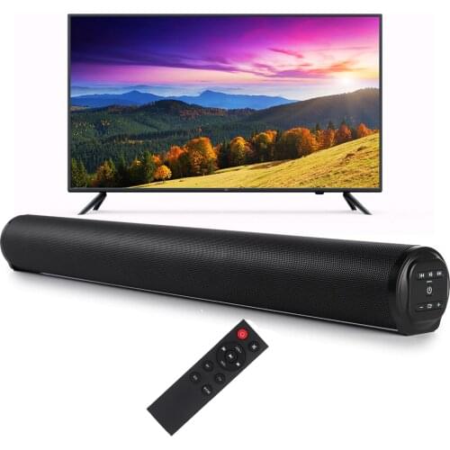 20W Soundbar Portable Column Wireless Bluetooth Speaker 5.0 BT Music Stereo Home Theater FM Radio Sound Bar For TV