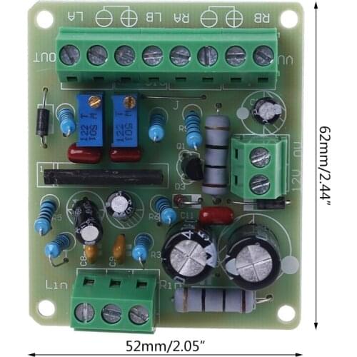 K5DB 12V Power Amplifier VU Meter Driver Board DB Level Meter TA7318P Amplifier