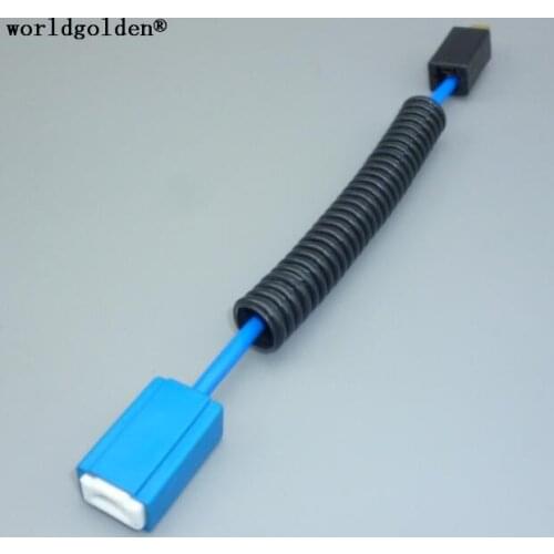 Worldgolden 2pcs adapter connectors h1 halogen bulb connector socket extension wire for h1 halogen bulb socket lamp holders