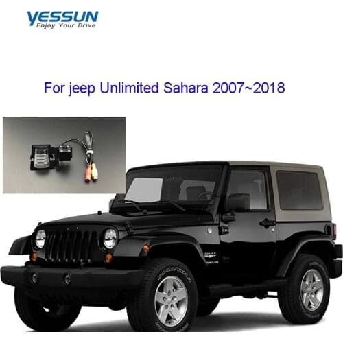 Yessun Car Rear View Camera For jeep Unlimited Sahara 2007~2018 night view backup camera/License plate camera