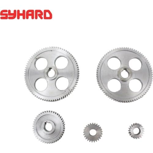 1set(each 5pcs) Feeding Gear Sets Teeth T80x2,T45x1,T25x1,T20x1 Machine Gear
