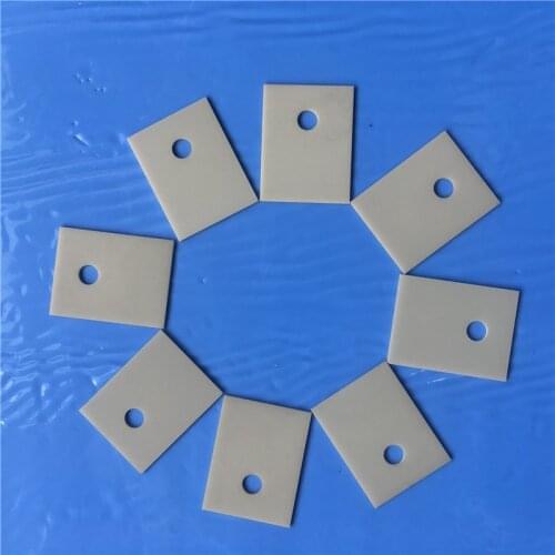 12pcs Aluminum Nitride Ceramic Sheet Heat Sink TO-220 T0-247 T0-3P T0-264 Ceramic Substrate
