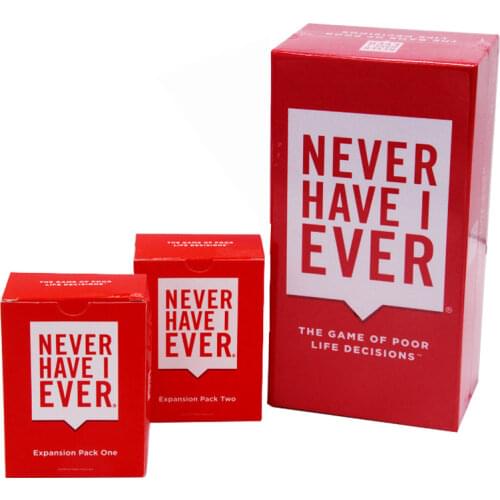 550 cards Never Have Deluxe box mega set board game I ever Bar Night club KTV party Drink table game toy gift for Grownup