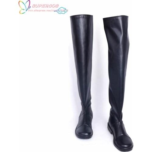 Free Shipping ! NieR:Automata 2B Cool Cosplay Carnaval Shoes Boots Professional Handmade