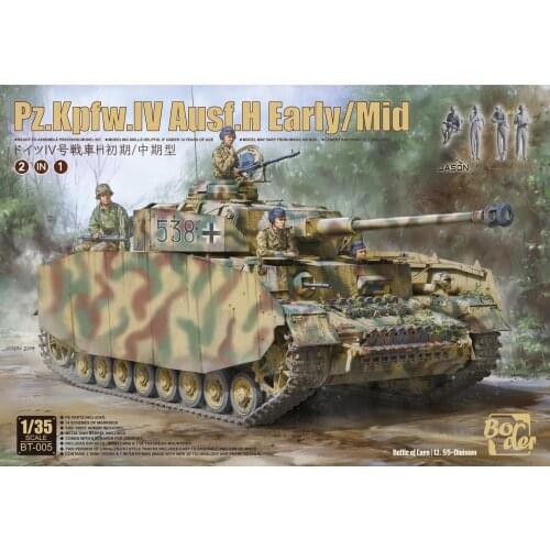 Border BT-005 1/35 German Pz.Kpfw.IV Ausf.H Early/Mid Production - Scale Model Kit