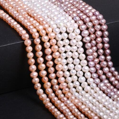 High Quality AA Natural Freshwater Pearl Potato-shaped Loose Beads For Jewelry Making DIY Bracelet Earring Necklace Accessory