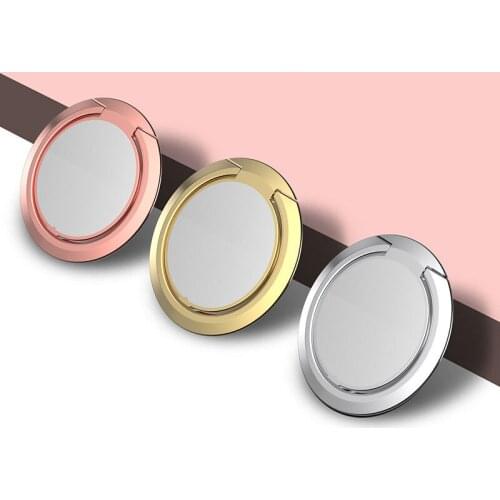 0.18CM Mobile Phone Finger Ring 360 Degree Rotatable Smartphone Stand Holder For iPhone Samsung Huawei Metal Car Mount Stand