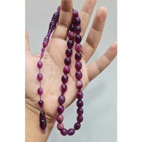 Islamic Tasbih Muslim Rosary Beads 33 Prayer Rosary For Men Bracelet For Men Accessory amber oltu amber stone Handmade Turkey