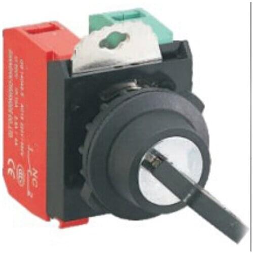 Keylock Orientation Button 1NO 1NC Key Button Switch 2/3 Position Selector Keylock Orientation Button Switch