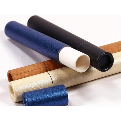 Kraft Paper Storage Box for 5g Joss Stick Convenient Carrying Incense Tube Small Incense Barrel SN3394